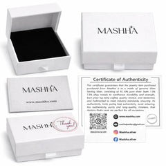 Mashha 925 silver Rhodium Plated Minimal Luxe Anklet Mashha