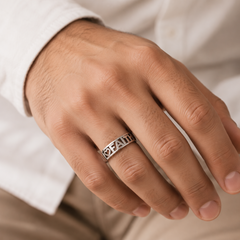 Dainty FAITH Cut-Out Band Mashha