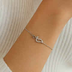 Harvard Love Chain Bracelet