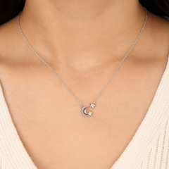 Moon & Star Necklace