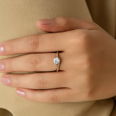 Twilight Promise Solitaire Ring
