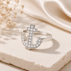 Anchor Silver Ring Mashha