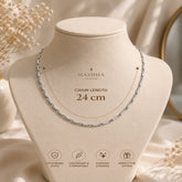 Mashha 925 Silver Apex Chain for men (30 cms) Mashha