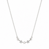 Silver Starlight Curve Pendant
