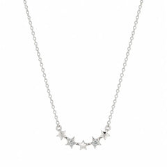 Silver Starlight Curve Pendant Mashha