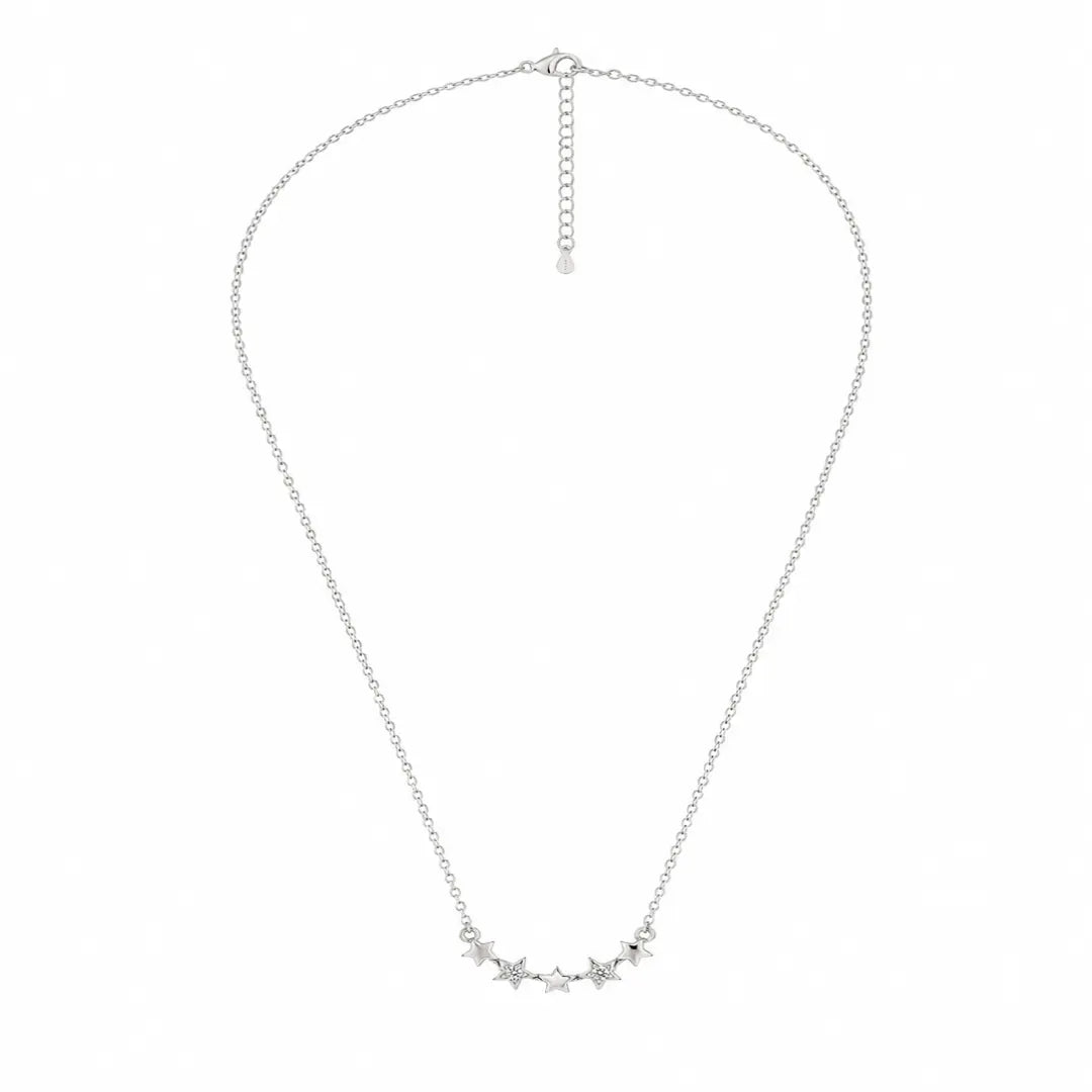 Silver Starlight Curve Pendant Mashha