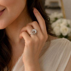 Celestial Swirl 925 Silver Ring