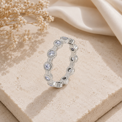 Bezel Sparkle Eternity Ring
