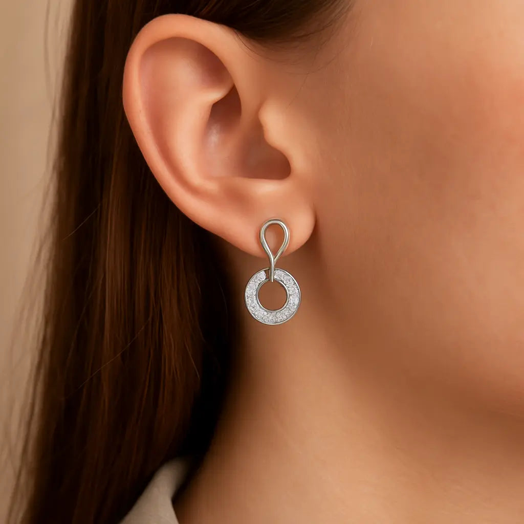 Mashha 925 Silver Sharp Muse Earrings Mashha
