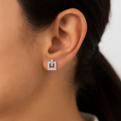 Deco Luxe Stud Earrings