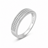 Silver Classic Band Ring