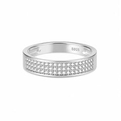 Silver Classic Band Ring Mashha