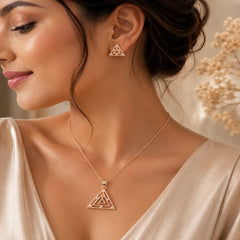 Mashha 925 Sterling Silver Astra Prism Set Mashha