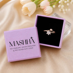 Mashha 925 Sweetheart Bloom Ring (Rose Gold) Mashha