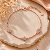 Mashha 925 Silver Evil Eye Guardian Anklet