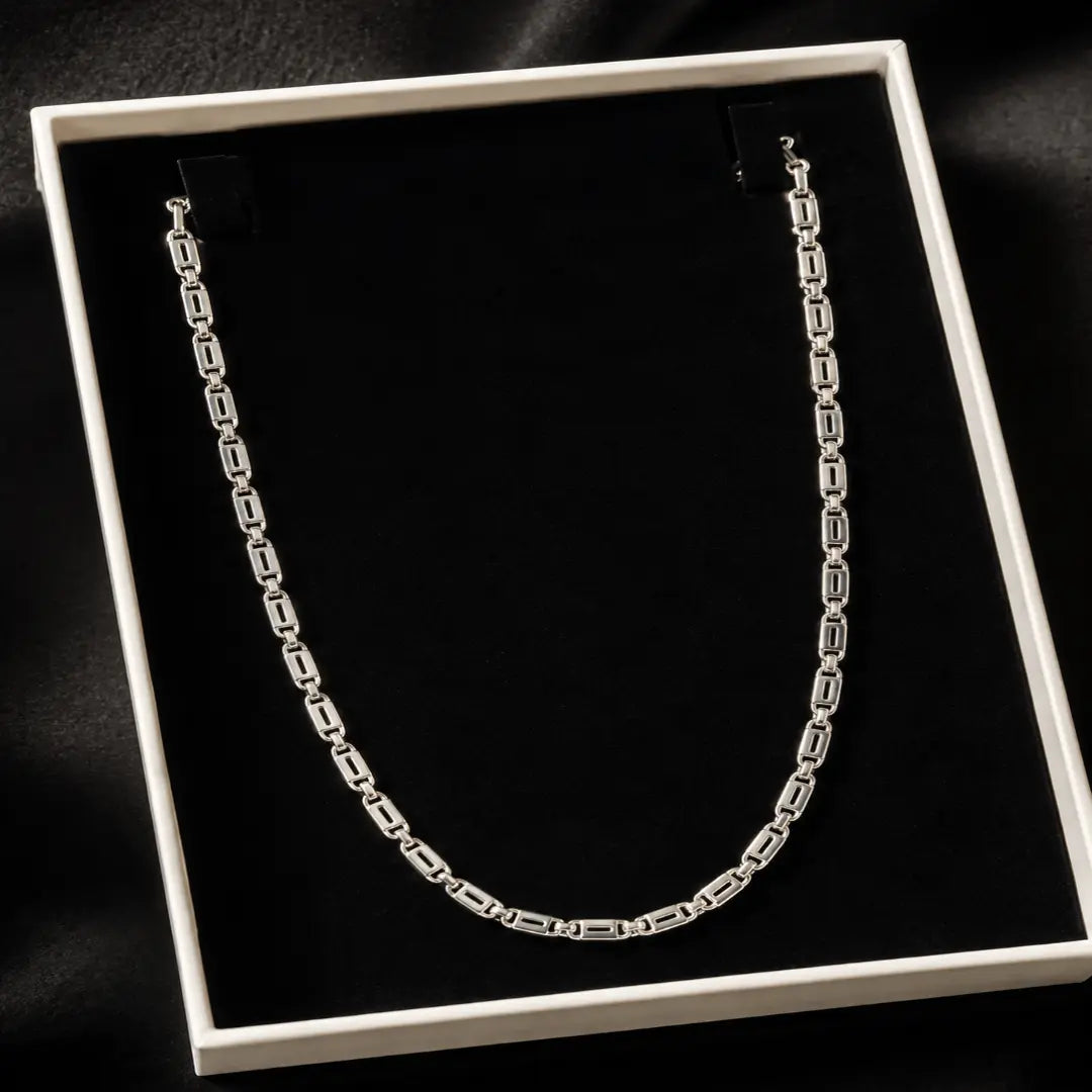 Mashha 925 Sterling Silver Titan Link Chain Mashha