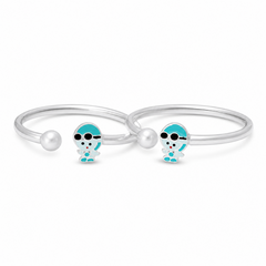 Mashha 925 Silver Cool Dude Design Silver Baby Kada