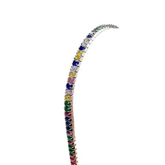 Rainbow Elegance Tennis Bracelet Mashha