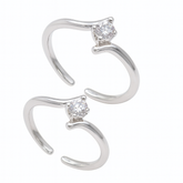 Mashha Elegant Twist Toe Ring