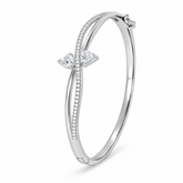 Mashha 925 Silver Crystal Whisper Bangle