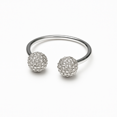 Textured Ball Ring