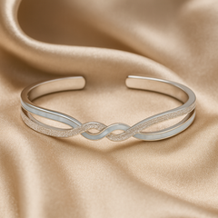 Mashha 925 Silver Eterna Weave Bangle