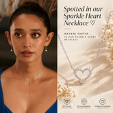 Sparkle Heart Pendant chain Mashha