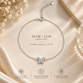 Mashha 925 Silver Butterfly Sparkle Bracelet Mashha