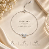 Mashha 925 Silver Butterfly Sparkle Bracelet Mashha