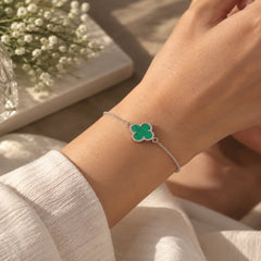 Matcha Coffee Clover Bracelet – Mashha Mashha