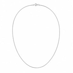 Chloe 925 Silver Rhodium Plated Sleek Snake Chain Mashha