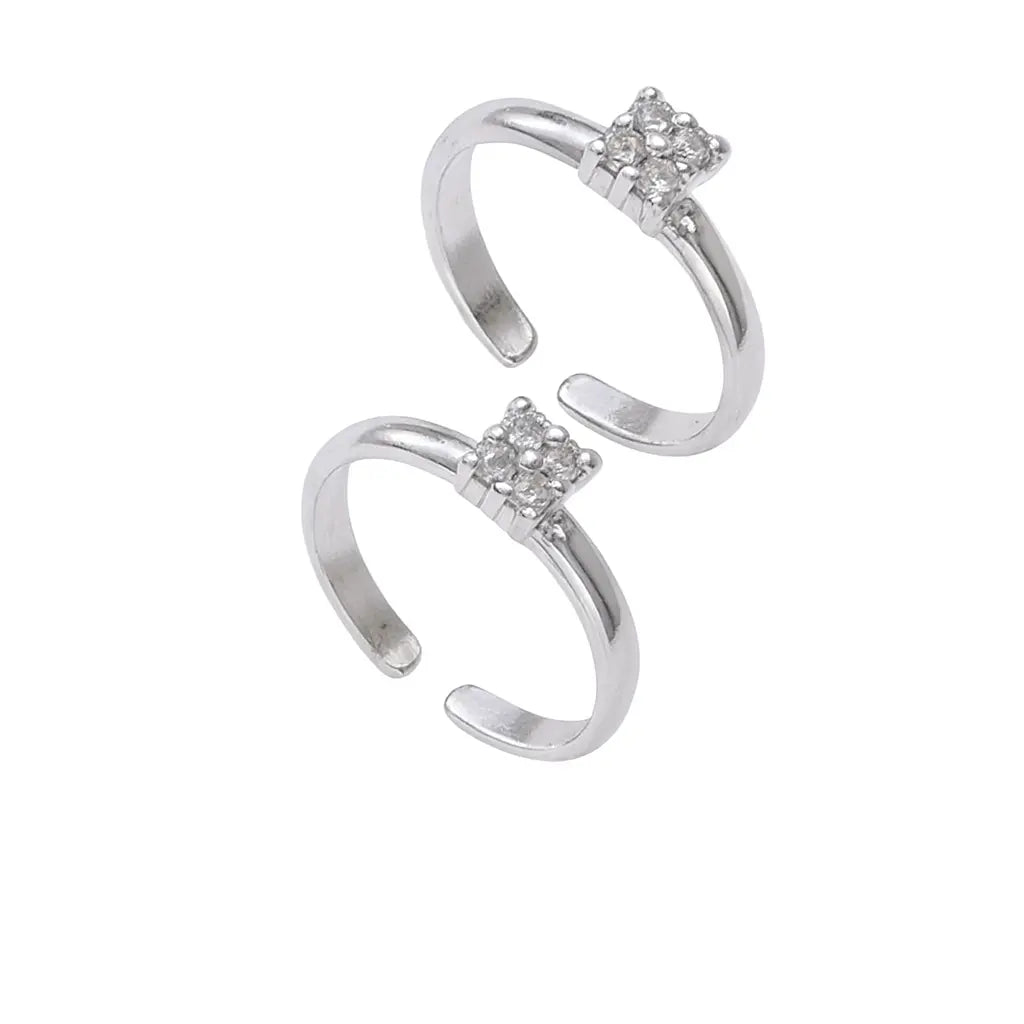 Mashha 925 Silver Classic Spark Toe Ring Mashha
