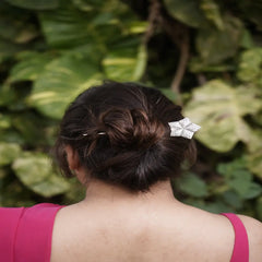 Silver Starflower Hair Accessory Mashha