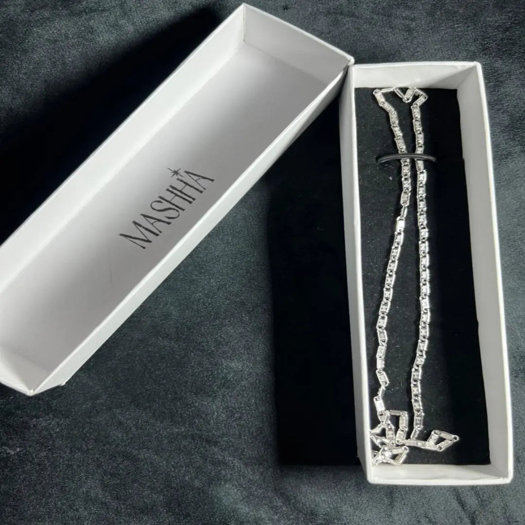 Mashha 925 Silver Edge Silver Chain (30 cms) Mashha