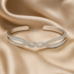 Mashha 925 Silver Eterna Weave Bangle Mashha