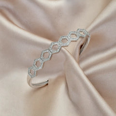 Hexa Elegance 925 Silver Bracelet Mashha