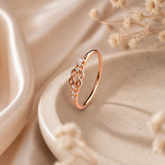 Mashha 925 silver Infinity Glow Ring (Rose Gold) Mashha