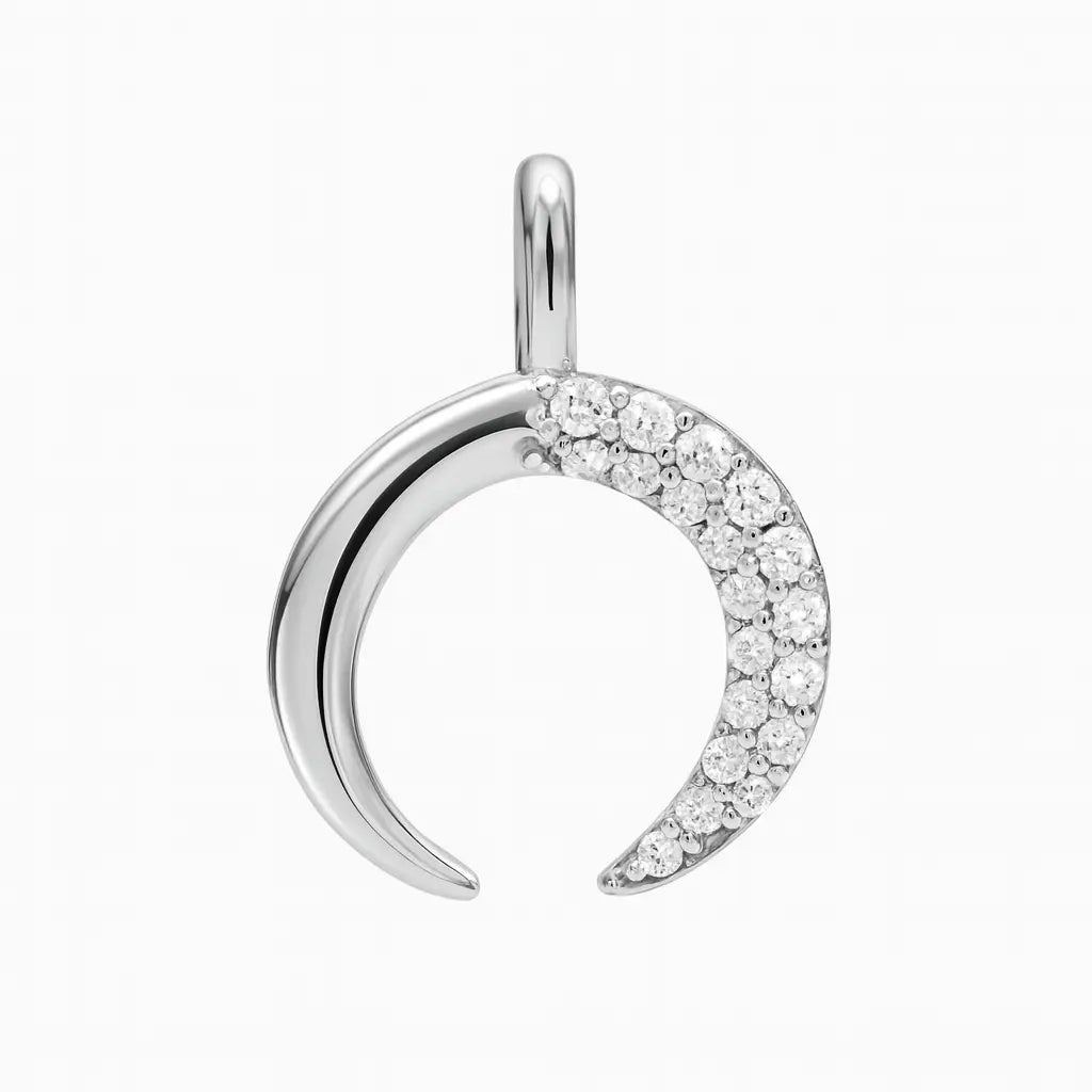 Lunar Elegance Crescent Pendant Mashha