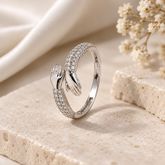 Mashha 925 Silver Hug Ring