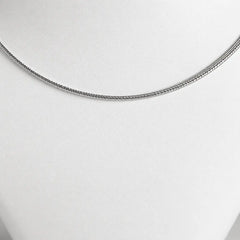 Mashha 925 Silver Rhodium Plated Milano Chain Mashha
