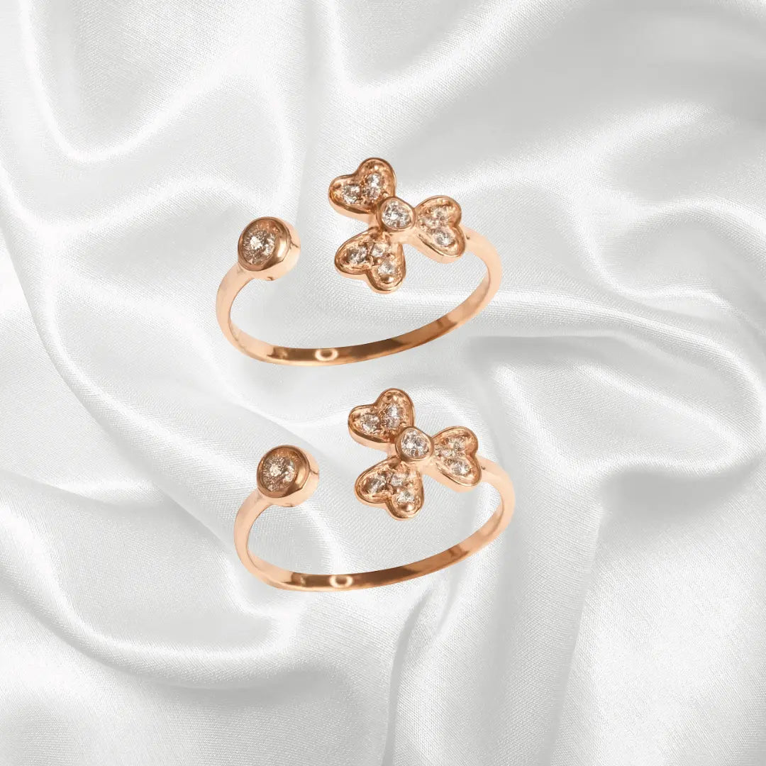 Mashha 925 Silver Bloom Charm Toe Ring Mashha