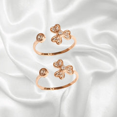 Mashha 925 Silver Bloom Charm Toe Ring Mashha