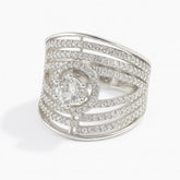 Mashha 925 Silver Celestia Radiance Ring Mashha