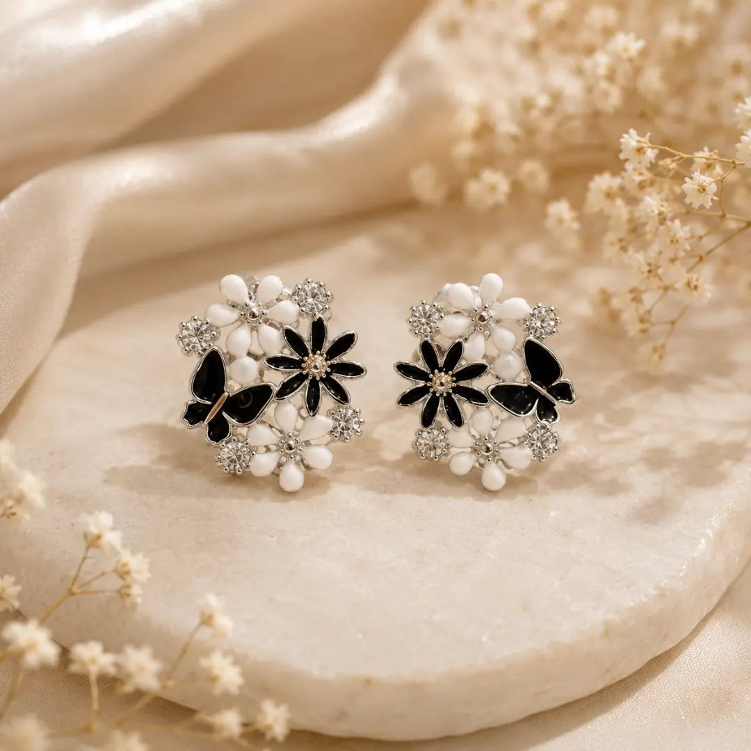 Mashha 925 Silver The Blooming way Earrings Mashha