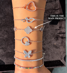 Eterna Clover Charm Bracelet