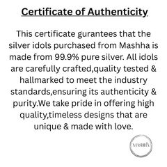 Silver Lord Ganesha Idol in Glass Dome