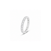 Mashha 925 Silver Classic Eternity Ring Mashha