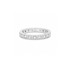 Mashha 925 Silver Classic Eternity Ring Mashha