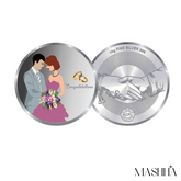 Mashha 10g Fine Silver Wedding Congratulations Coin – 999 Purity
