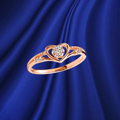 Mashha Eternal Heart Spark Ring (Rose Gold) Mashha